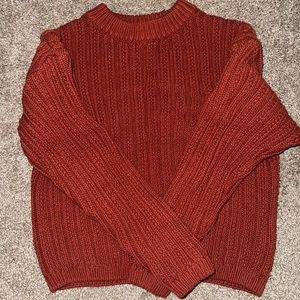 Universal Thread Burnt Orange Thick Mock Neck Sweater | Size: M